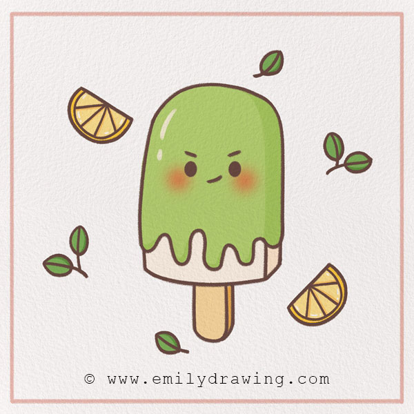 How to Draw a Popsicle Emily Drawing