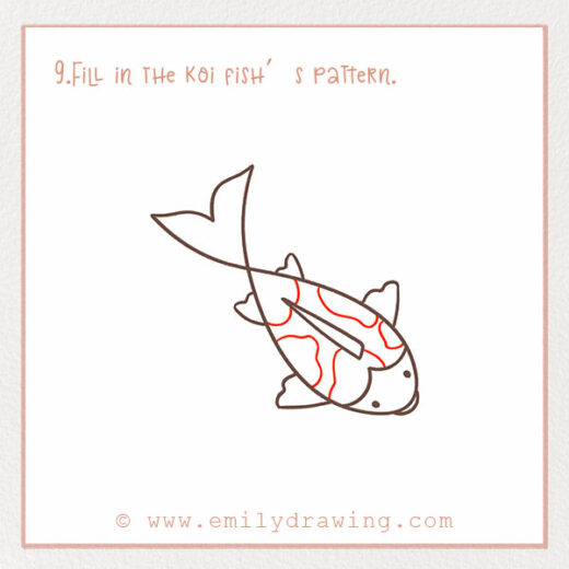 How to Draw a Koi Fish Emily Drawing