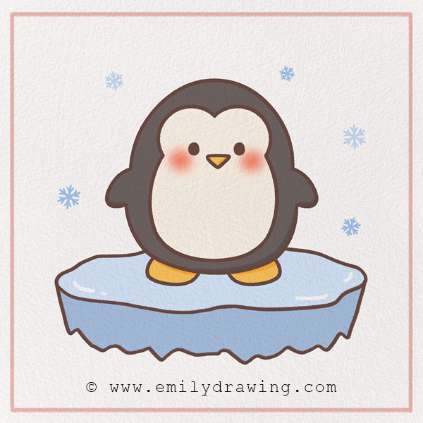 Cute Penguins Drawings